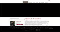 Desktop Screenshot of collezione-m.it